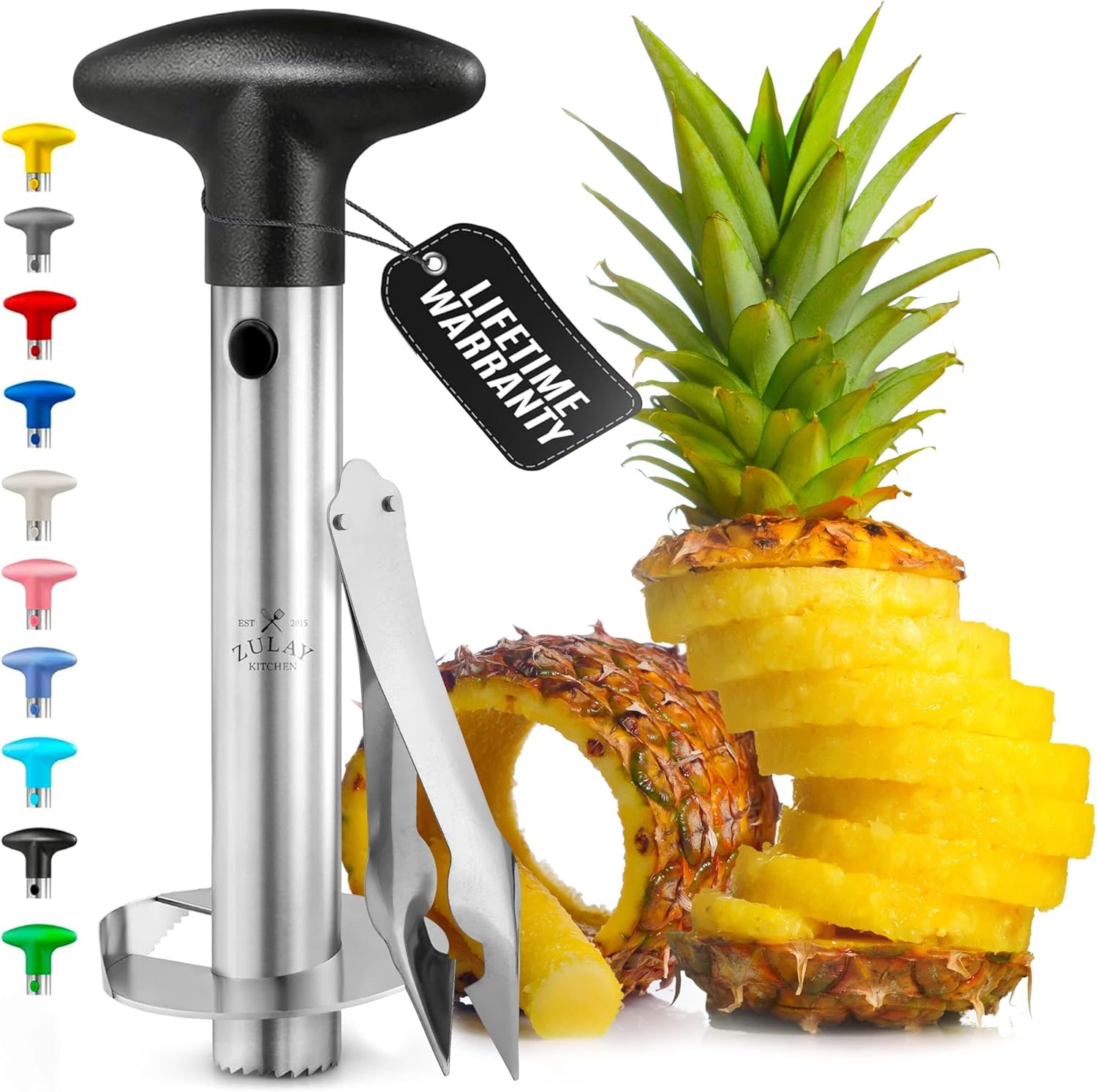 Pineapple Corer Slicer - Stainless Steel Pineapple Corer & Slicer