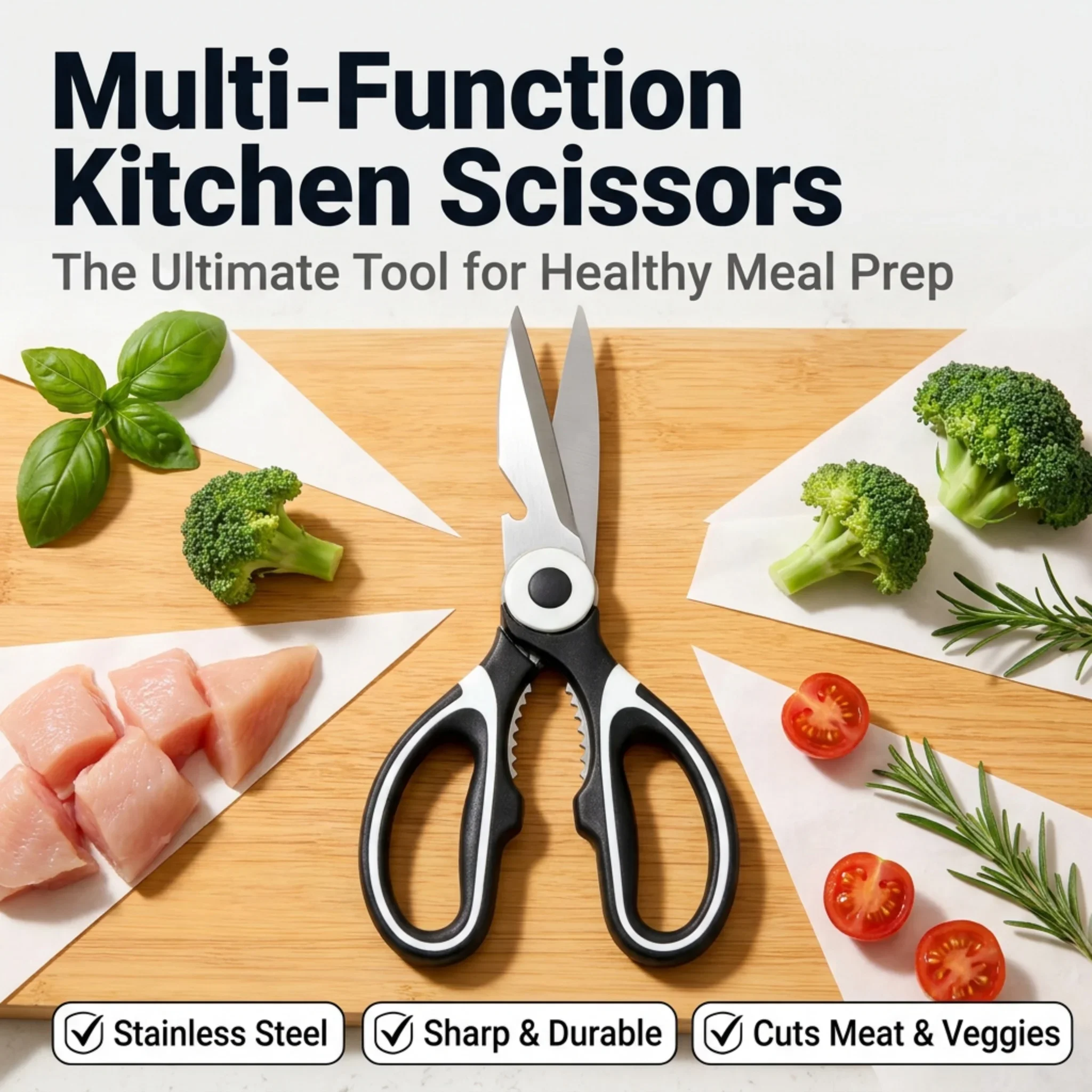 Kitchen Scissors for Meal Prep - Meal Prep Veggie recension och pris