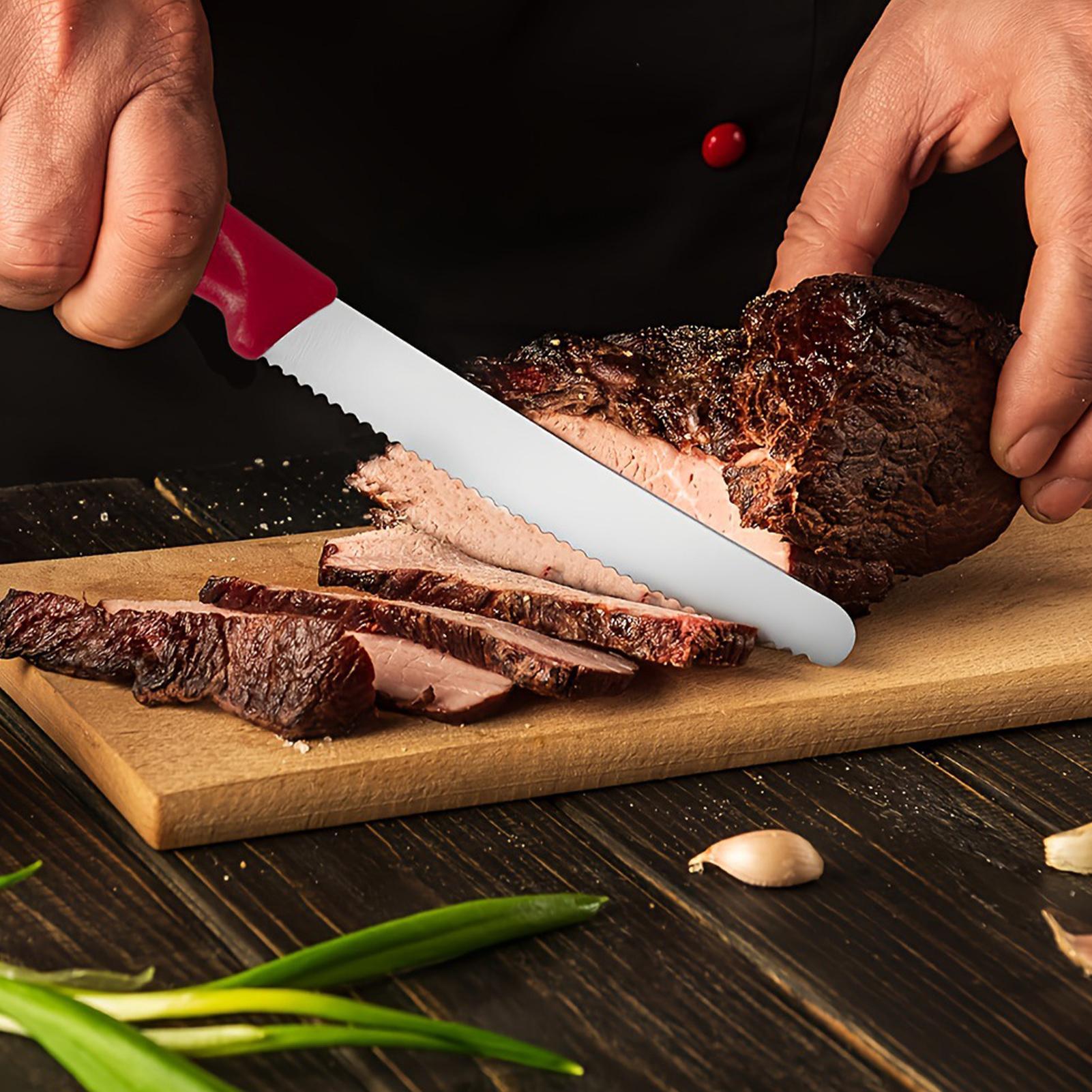 Serrated Steak Cutter 5 Pieces - Meal Prep Cutting recension och pris