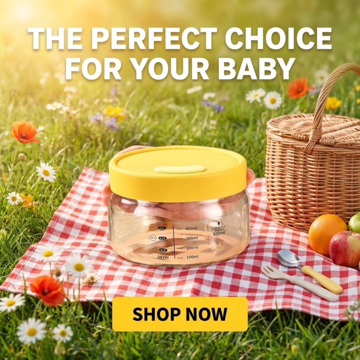 Borosilicate Glass Meal Prep B - Meal Prep Yellow recension och pris