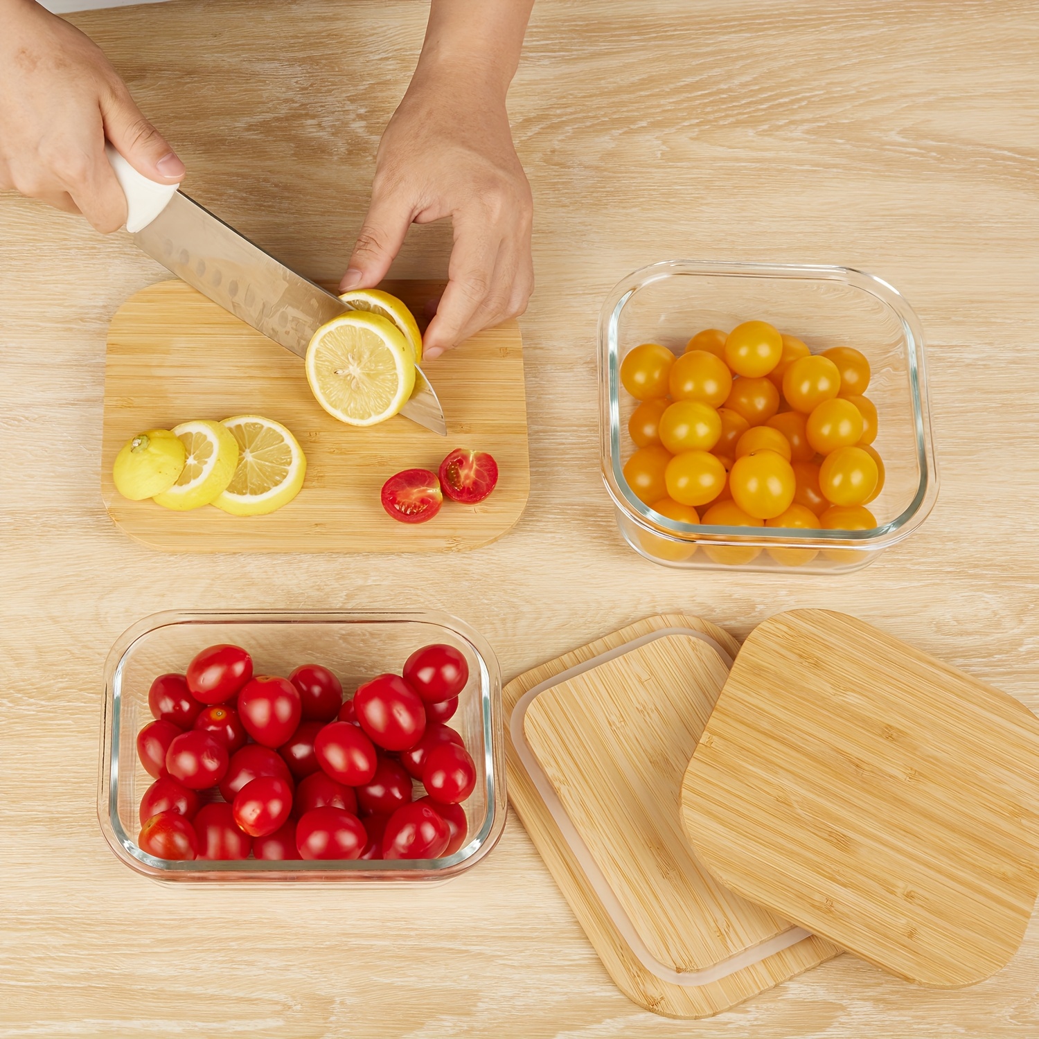 4 Pack Glass Food & Dish Trans - Meal Prep No Microwave recension och pris
