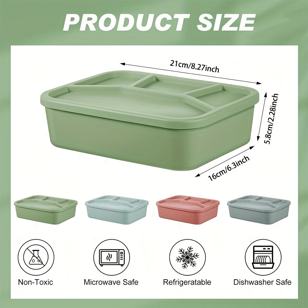 1pc Thickened Silicone Bento L - Meal Prep Simple recension och pris
