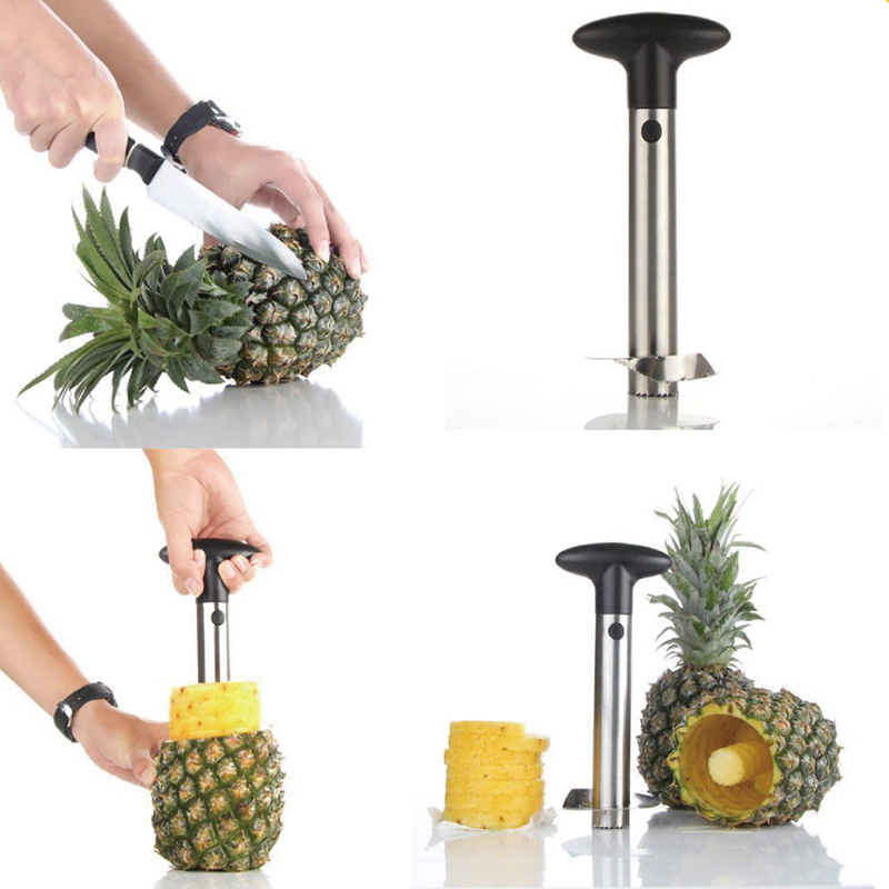 1Pc Stainless Steel Easy to us - Pineapple Corer Slicer recension och pris
