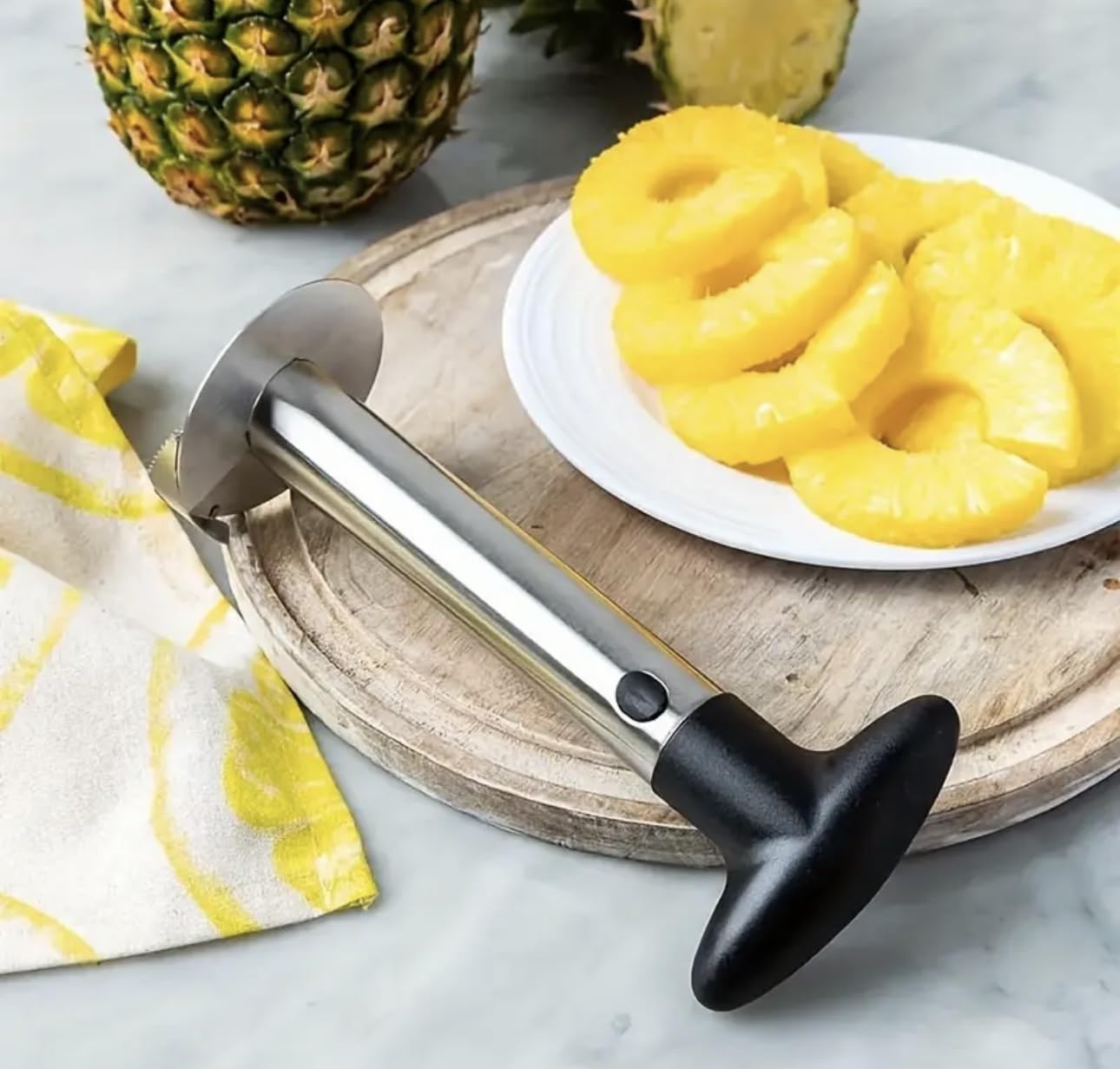 Heavy Duty Pineapple Cutter An - Pineapple Corer Slicer recension och pris