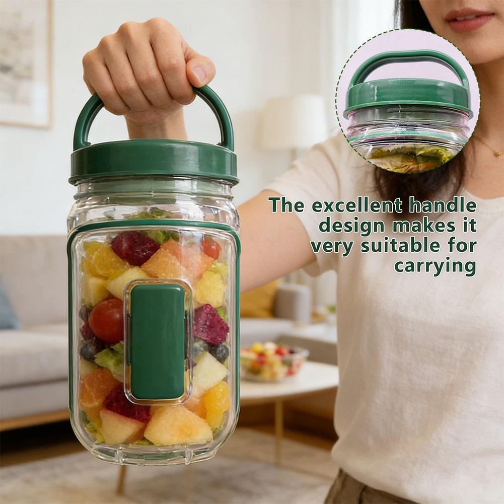 Portable Salad Cup with Sauce  - Meal Prep Veggie recension och pris