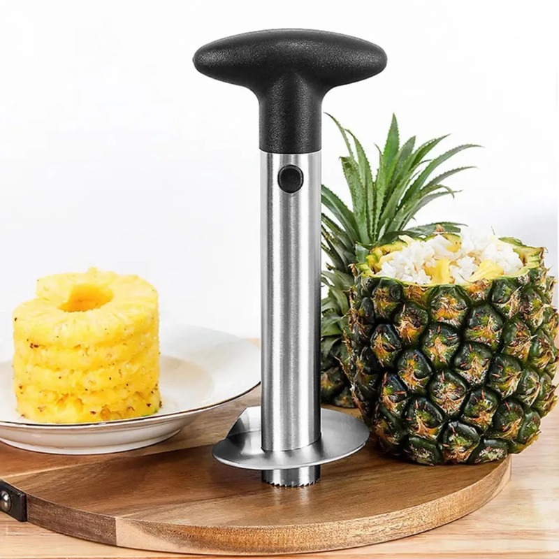 3PCS  Spot Stainless Steel Pin - Pineapple Corer Slicer recension och pris