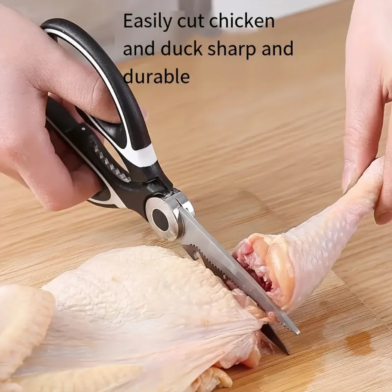 Multi-Purpose Kitchen Shears w - Meal Prep Cutting recension och pris