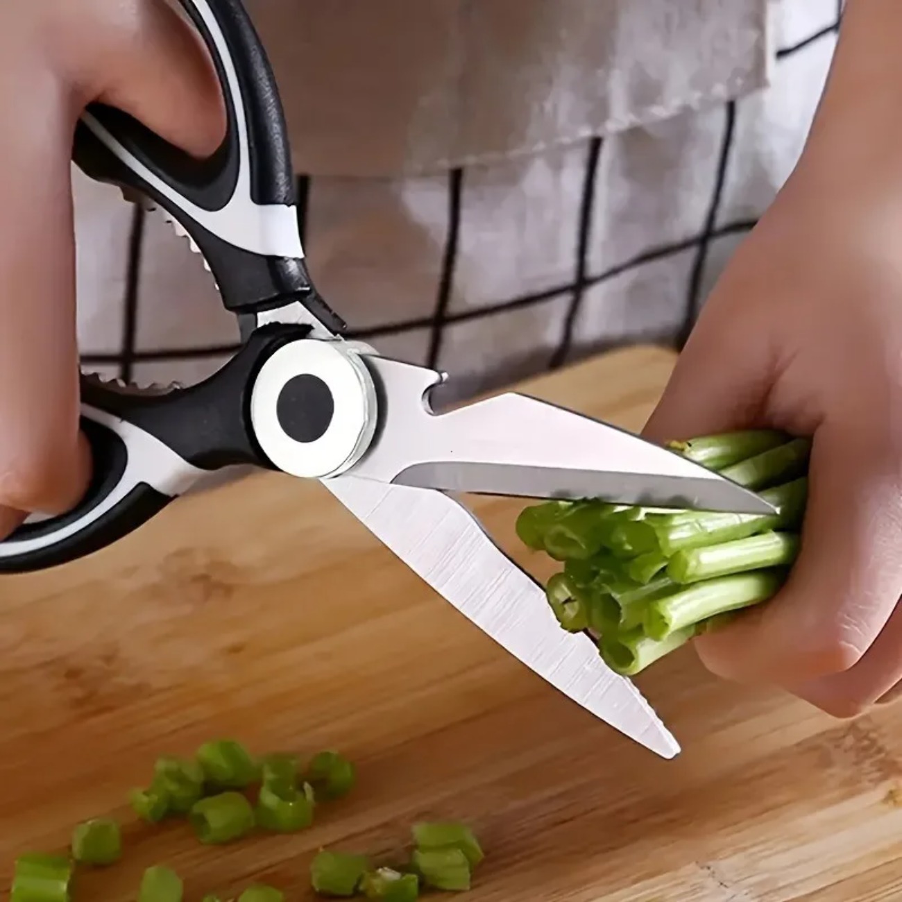 Multi-Purpose Kitchen Shears w - Meal Prep Cutting recension och pris