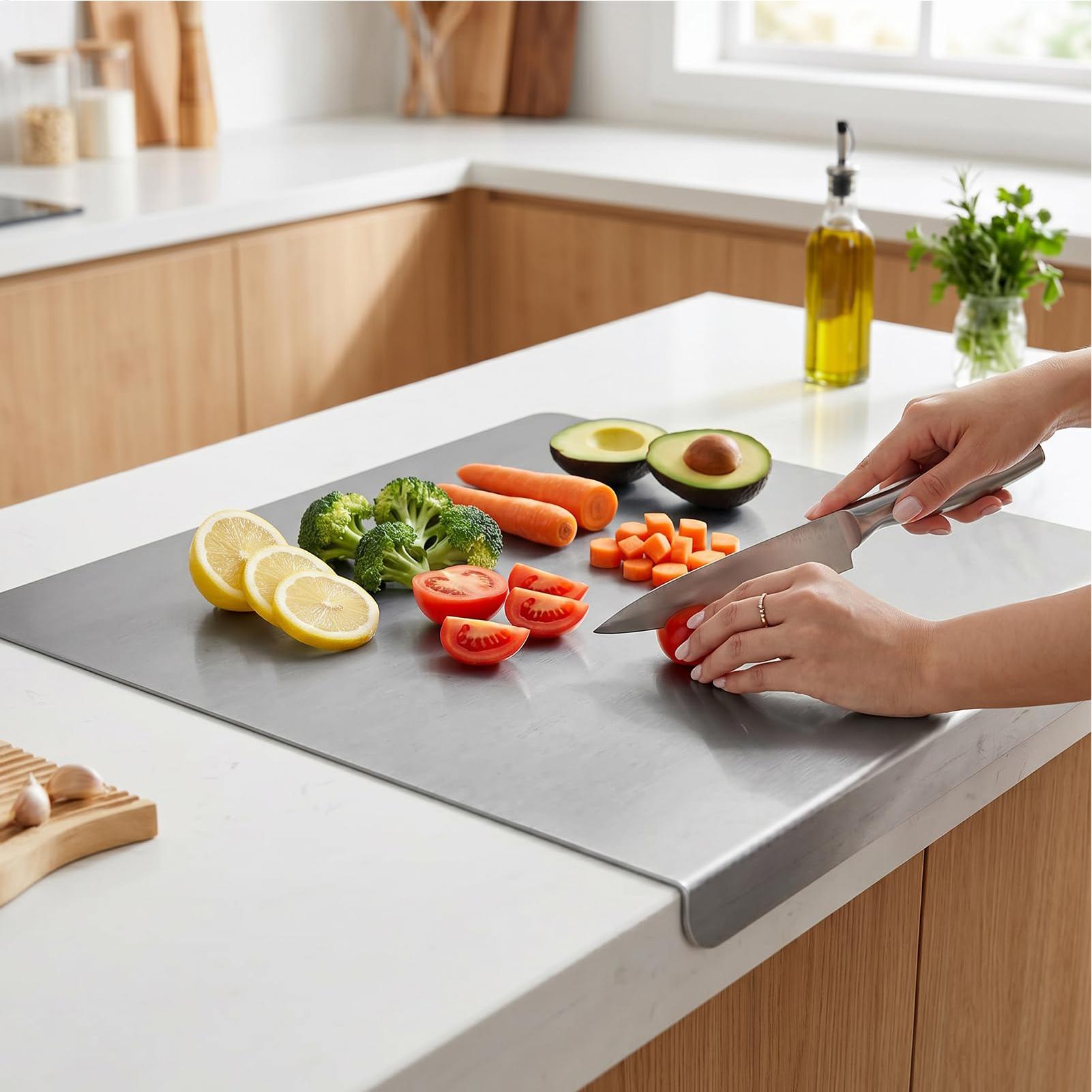 Non Slip Stainless Steel Cutti - Meal Prep Cutting recension och pris