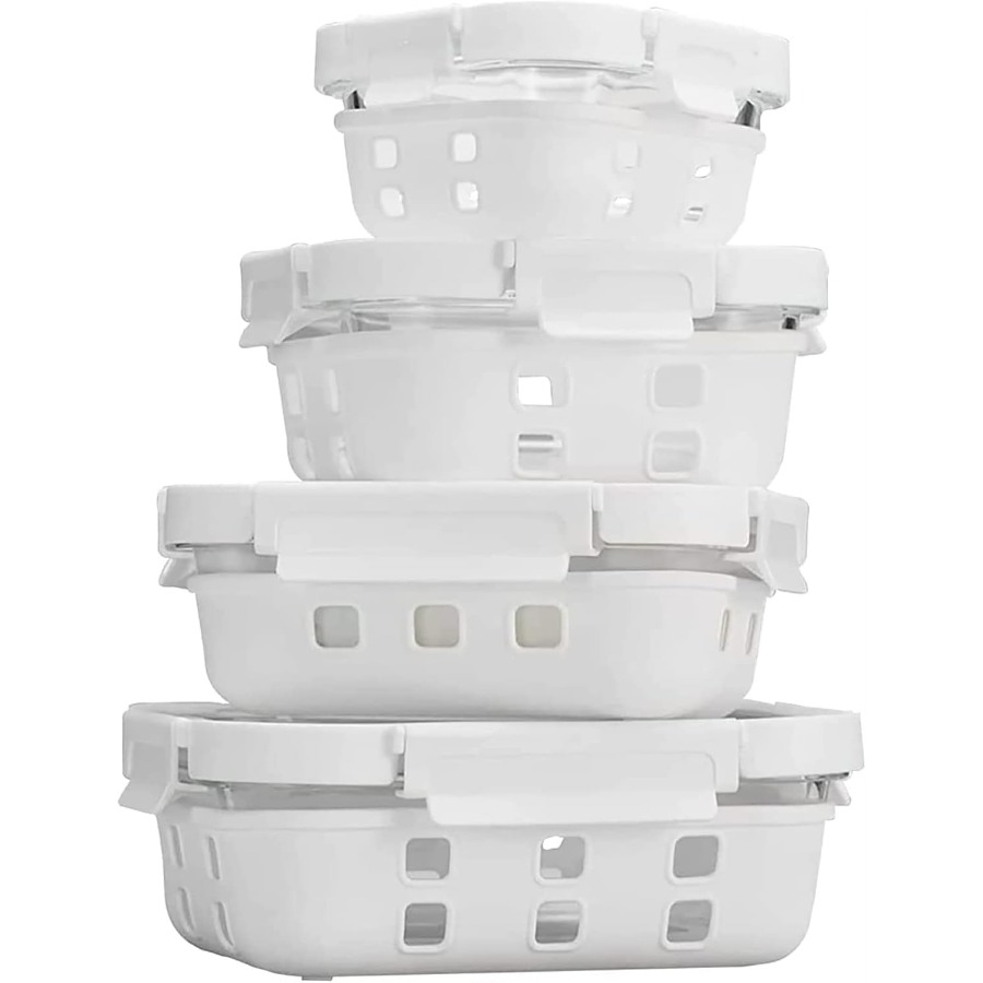 Glass Food Storage Meal Prep C - Meal Prep Wraps recension och pris