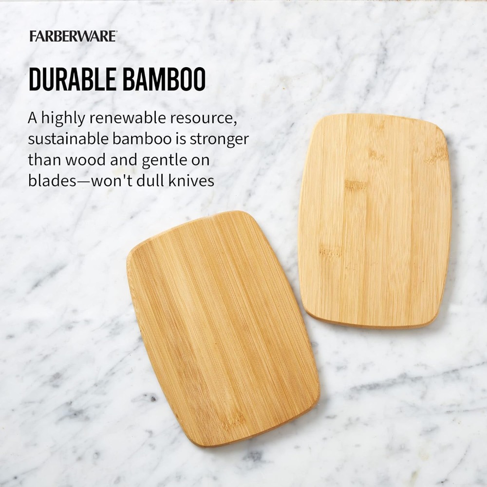 4-Piece Bamboo Cutting Board S - Meal Prep Cutting recension och pris