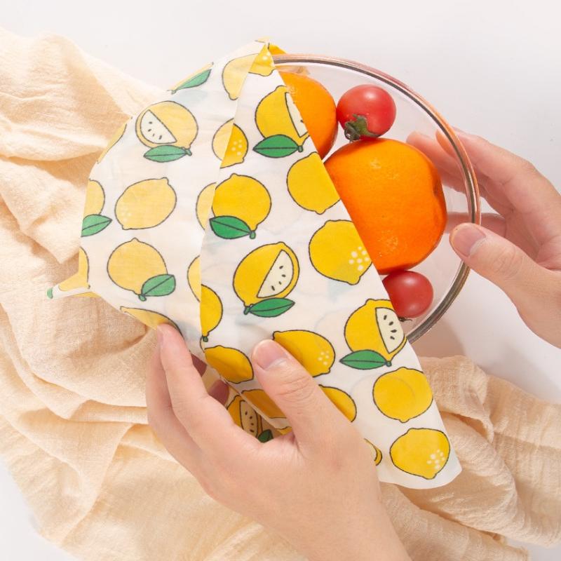 Beeswax Food Wrap 3sheets Reus - Meal Prep Wraps recension och pris