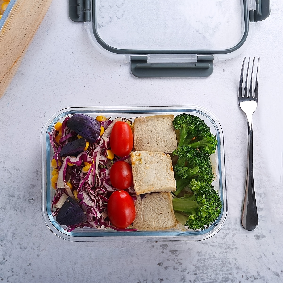 us10/12/17pcs Borosilicate Gla - Meal Prep No Microwave recension och pris