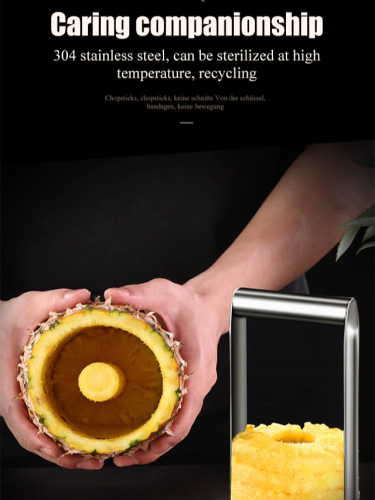 Stainless Steel Core Puller To - Pineapple Corer Slicer recension och pris