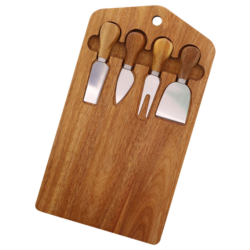 1Set Wood Cheese Board Set Han - Meal Prep Simple recension och pris