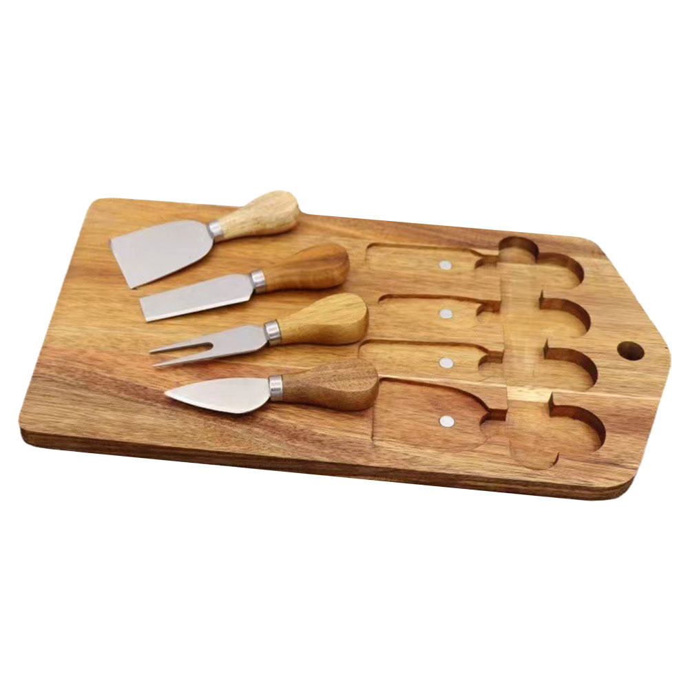 1Set Wood Cheese Board Set Han - Meal Prep Simple recension och pris