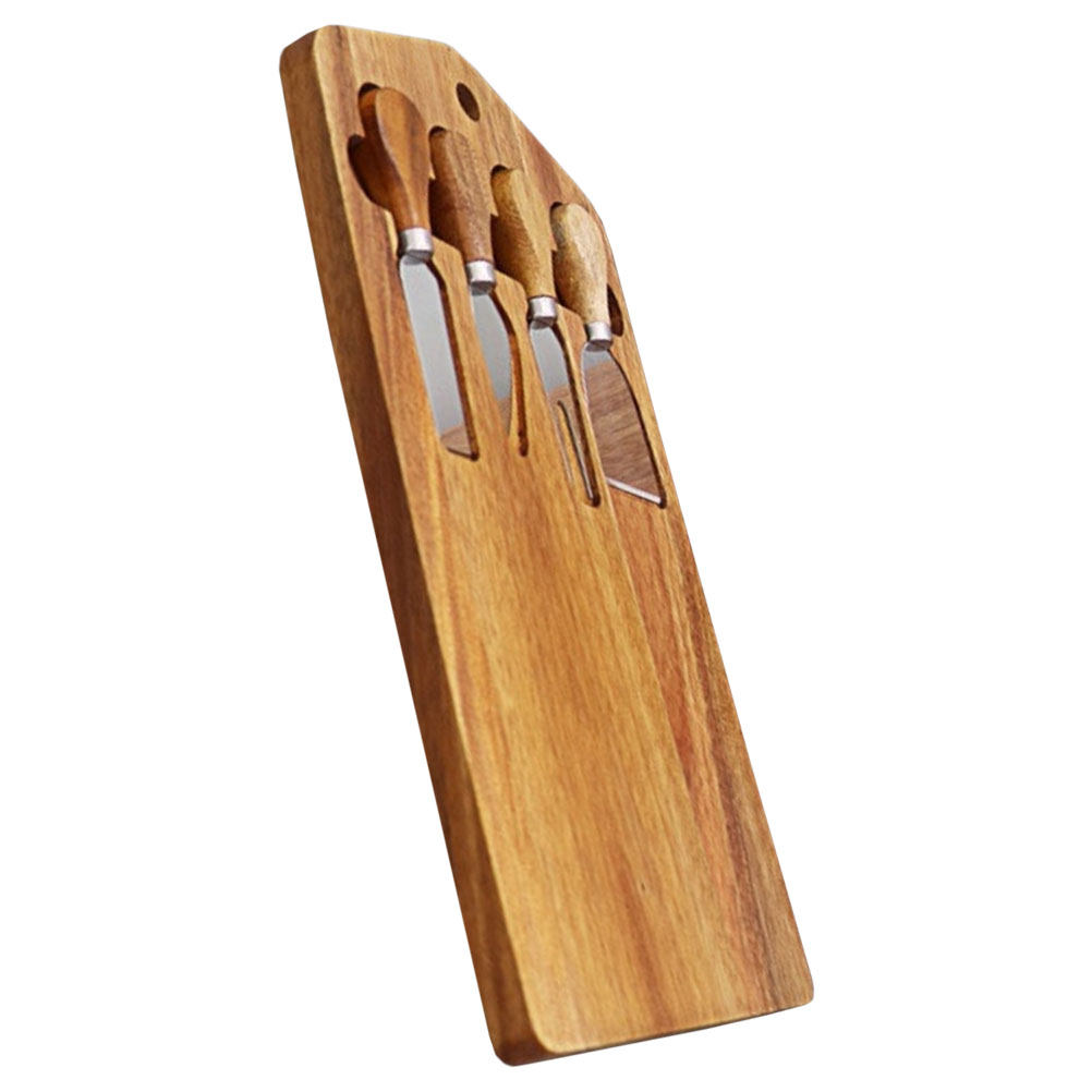 1Set Wood Cheese Board Set Han - Meal Prep Simple recension och pris