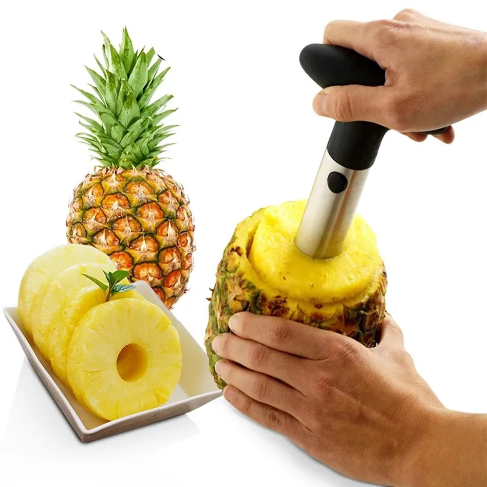 1PCS Spot Stainless Steel Pine - Pineapple Corer Slicer recension och pris