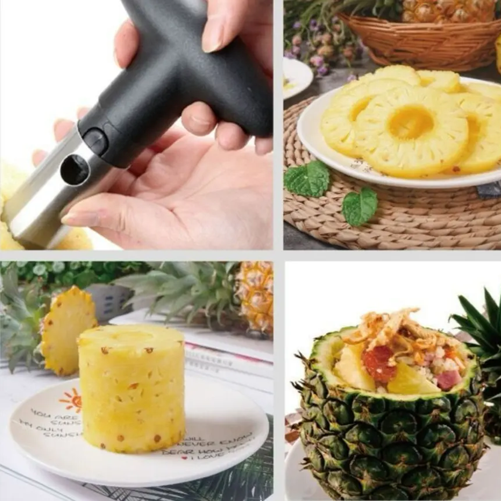 1PCS Spot Stainless Steel Pine - Pineapple Corer Slicer recension och pris