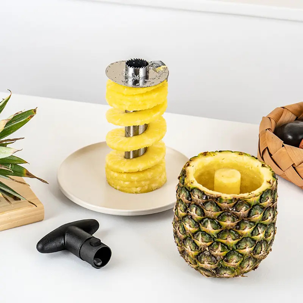 1PCS Spot Stainless Steel Pine - Pineapple Corer Slicer recension och pris