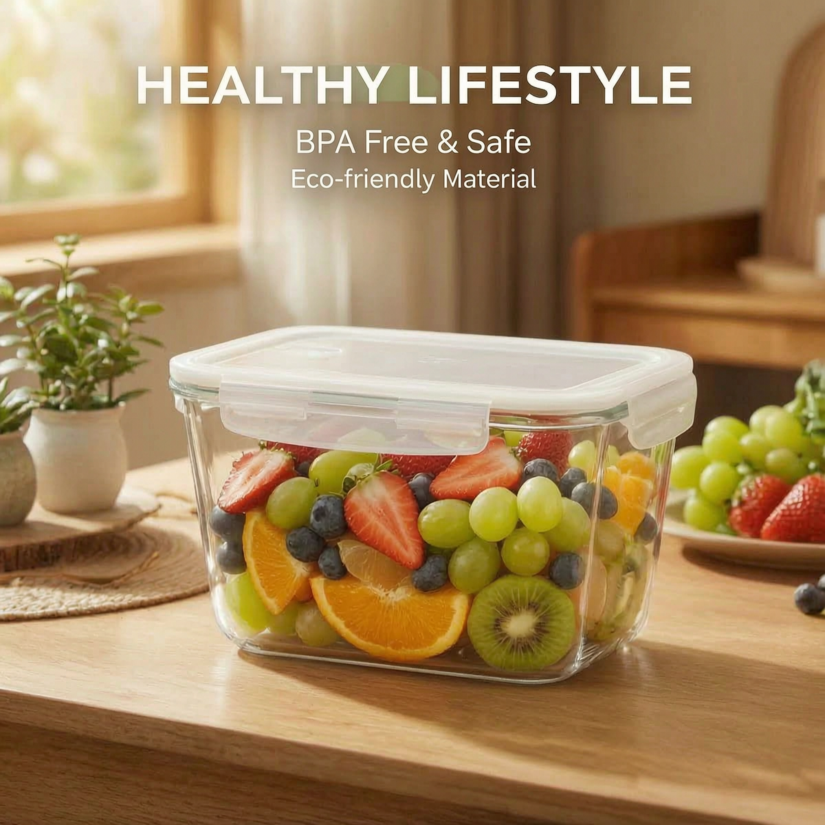 High Borosilicate Glass Crispe - Meal Prep Veggie recension och pris
