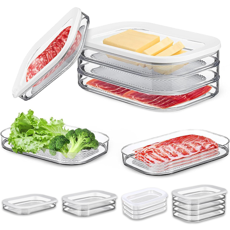 Meat Container for Fridge, Sta - Meal Prep Cutting recension och pris