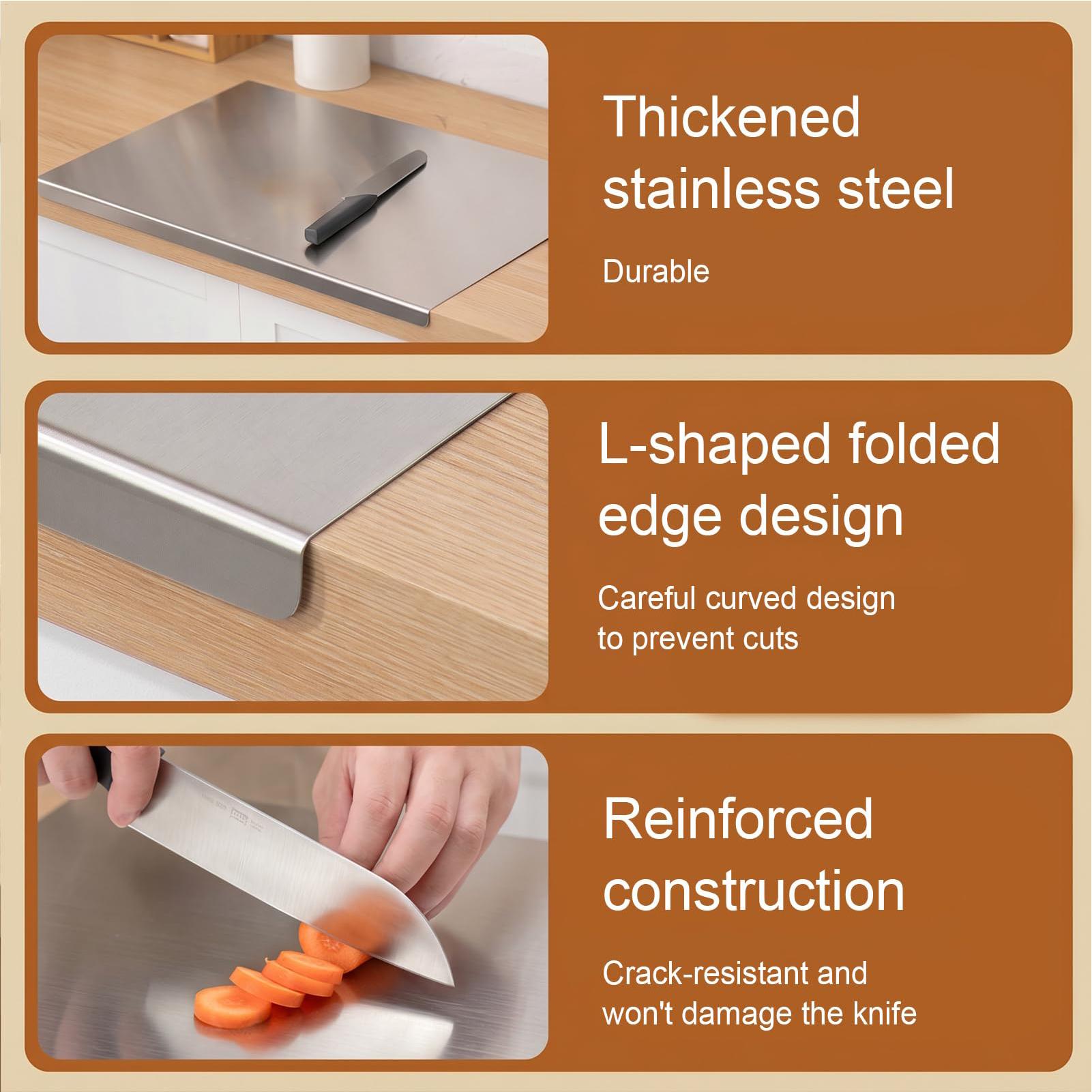 Stainless Cutting Board Dishwa - Meal Prep Cutting recension och pris