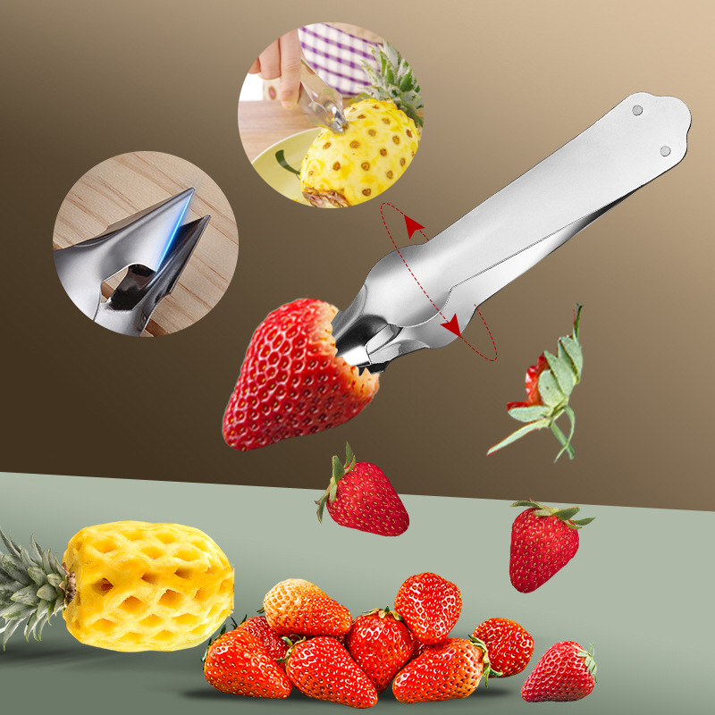Strawberry Huller Fruit Peeler - Pineapple Corer Slicer recension och pris