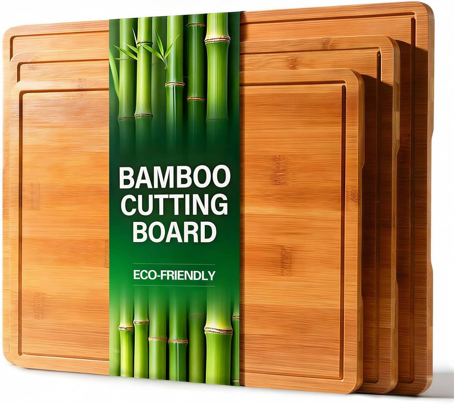 Bamboo Cutting Boards for Kitc - Meal Prep Cutting recension och pris
