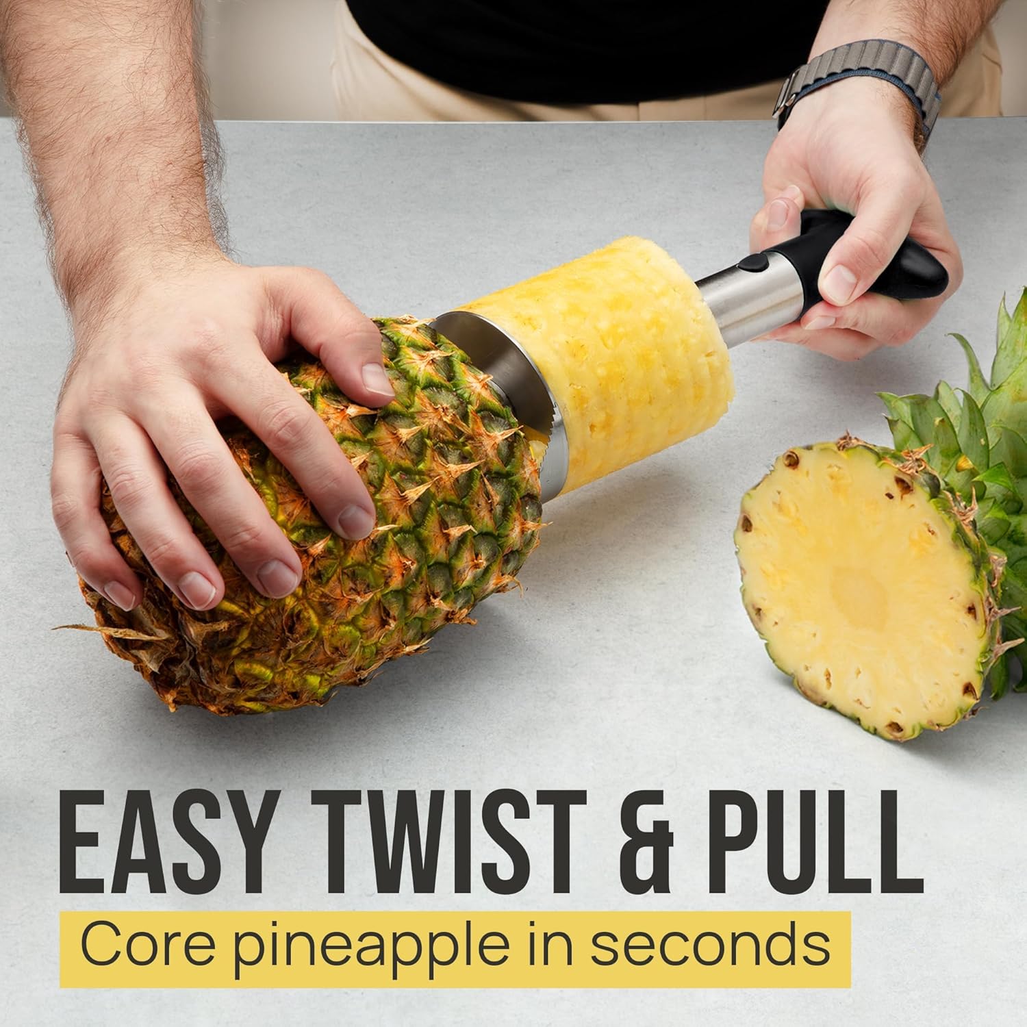 Stainless Steel Pineapple Core - Pineapple Corer Slicer recension och pris