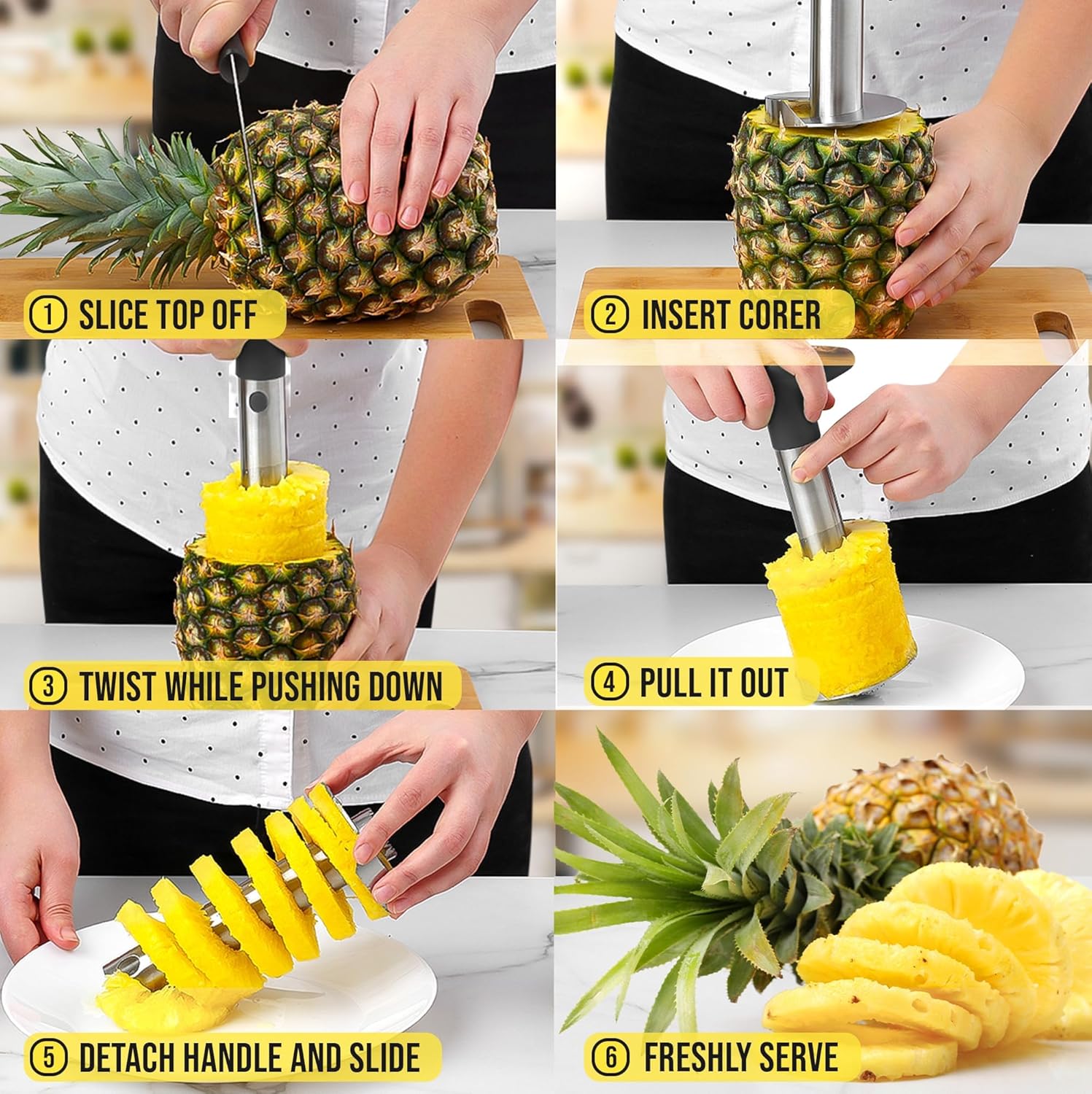 Stainless Steel Pineapple Core - Pineapple Corer Slicer recension och pris