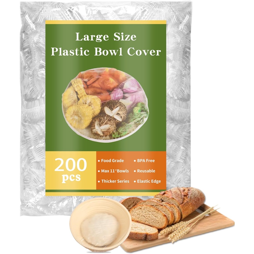 200 Bowl Covers Shower Caps fo - Meal Prep Wraps recension och pris